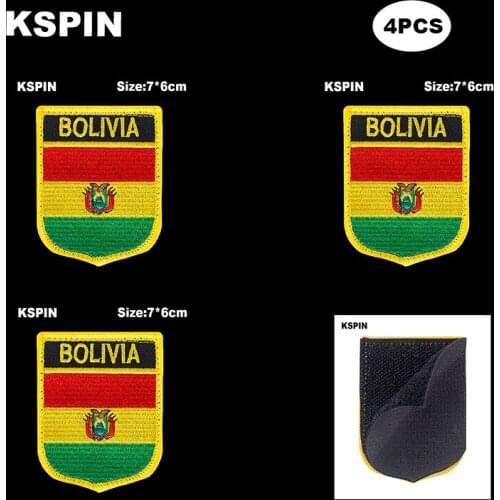 National Flag Patch Hook Loop Ethiopia Badges Armband 3D Stick on Jacket Backpack Stickers
