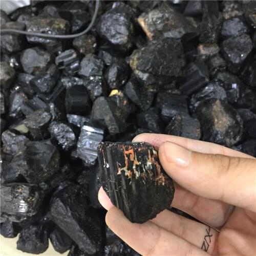 100g Natural Rough Black Tourmaline Stone For Raw Material