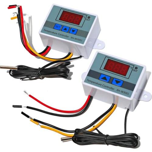 2V/24V/110V/220V digital temperature controller NTC sensor thermostat for cooling and heating