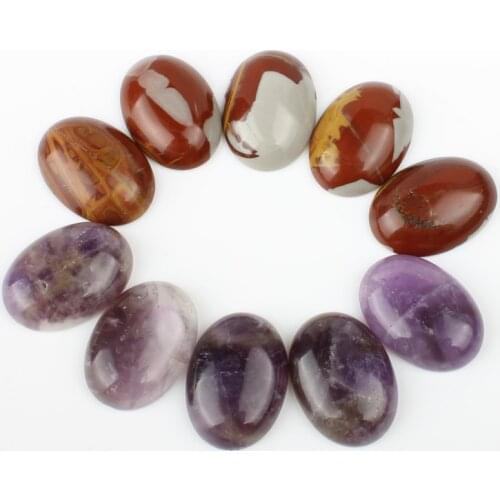 2pcs / bag natural stone 18 * 25 * 6mm oval color pendant star jewelry making DIY necklace bracelet earring jewelry accessory