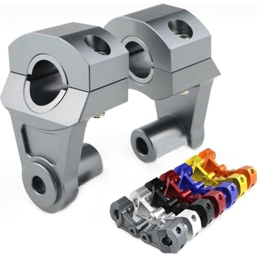 Fit For Honda Suzuki Yamaha KTM Triumph Kawasaki Universal 22mm 7/8" Motorcycle CNC Handlebar Risers Handle Mounting Riser