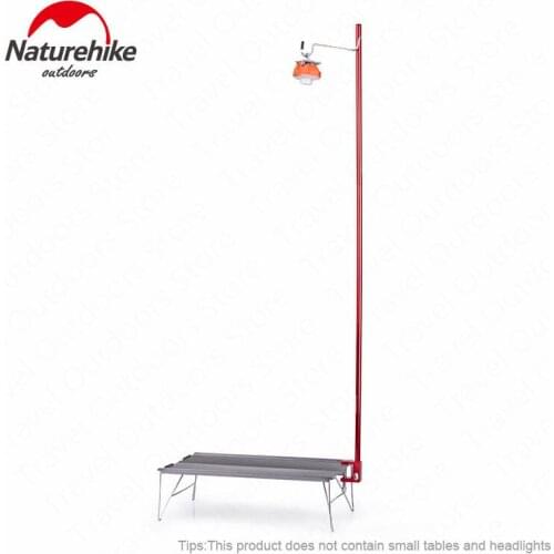 Naturehike Portable Folding Lamp Pole Ultralight Compact Aluminum Alloy Camping Light Pole NH19PJ003