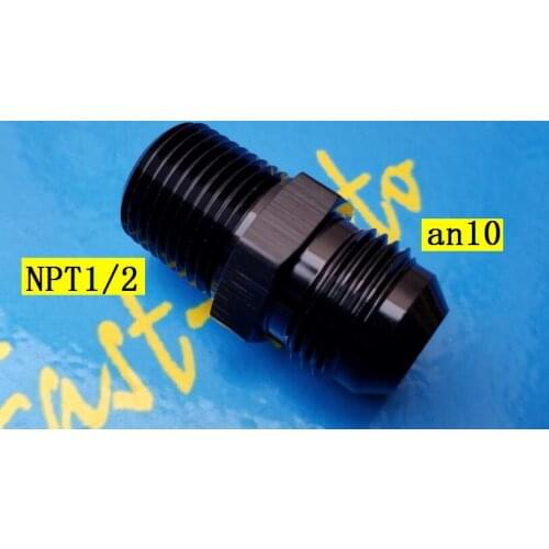 Male npt1/2 1/2npt npt 1/2 to 10an an10 an 10 male adaptor adapter hose Fitting