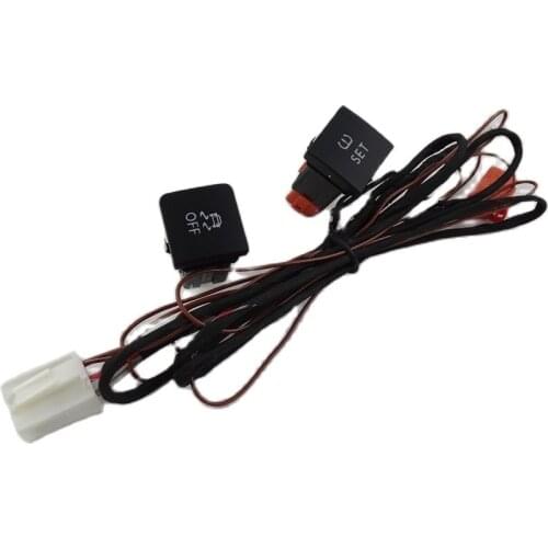 1Set ASR TPMS Tire Pressure Monitor Warning System Switch & Cable Wire For Passat Golf Beetle EOS Touran 56D927121 1KD927117