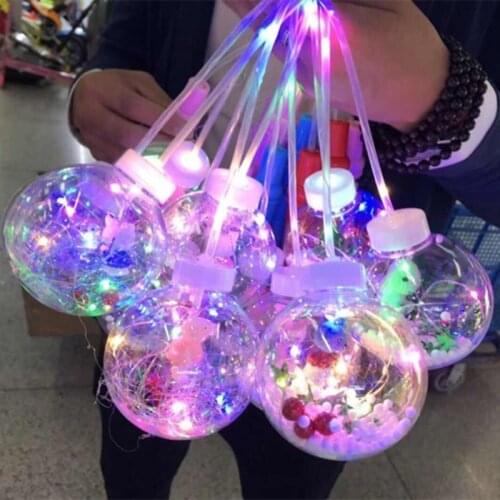 Glow in the Dark Toy Portable Lanterns Star Ball Colorful Glow Ball Childrens Toy Birthday Party Decoration Gift for Baby Girl