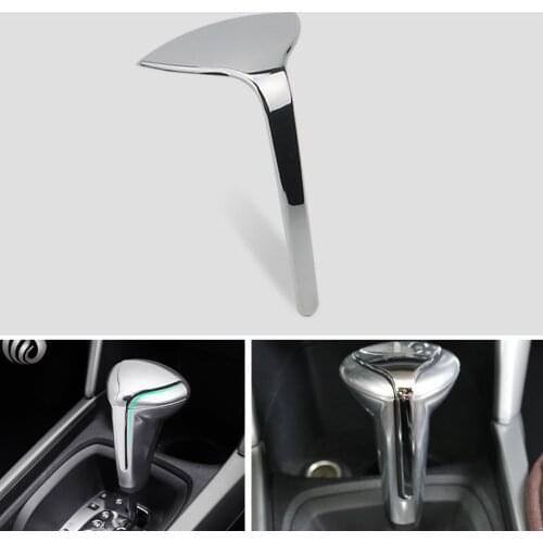 1 Pc Auto Car Chrome AT ABS Gear Shift Knob Cover Trim Sequined Decoration Fit For Citroen C3-XR Sticker Car Styling Covers