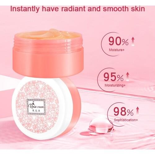RUA Rose High Moisturizing And Soothing Cream Nourishing Adjusting Water And Oil Balance Fight Against Dryness Facial Care TSLM2