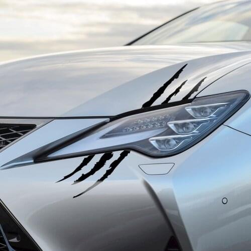 Funny Reflective Monster Scratch Stripe Claw Marks Car Sticker For Daewoo Winstorm Nubira Sens Tosca Matiz Nexia
