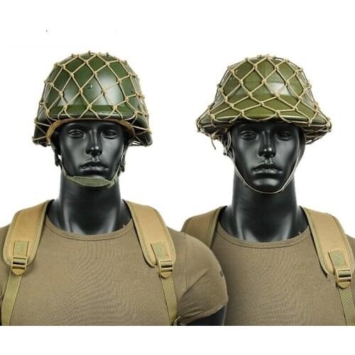 Military WWII British Uk Army Mk2 Steel Helmet Cover Cotton Camouflage Net