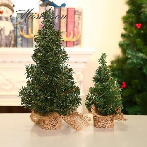 20cm/30cm green Christmas Tree Artificial Mini pine Trees desktop ornaments Christmas Decorations Home Xmas Gift set photo props