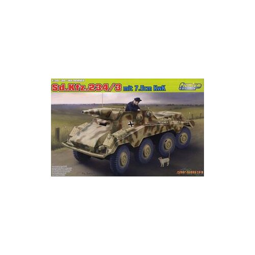 1/35 scale model Dragon 6786 Sd.Kfz.234 / 3 mit 7.5cm KwK Stummel