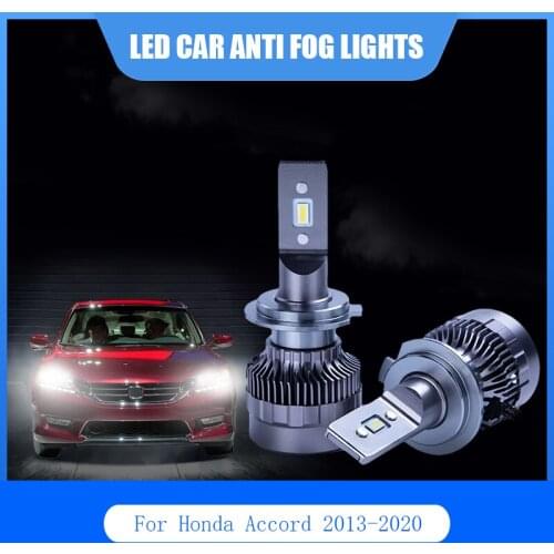 2Pcs For Honda Accord 2013-2020 LED Car Lights Anti Fog Lamp H8 H11 9005 6000K 12V Car LED Light Headlight Bulbs Kit Auto Bulb