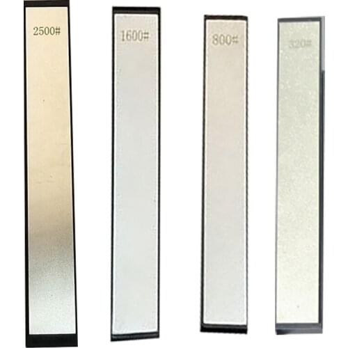 4Pcs Diamond Stone Bar Knife Sharpener Fixed Angle Sharpening Diamond Whetstone Kitchen Frinding Blade Sharpening