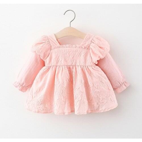 5 pieces/lot) 2021 New Arrival Girls Fall Dress 071607