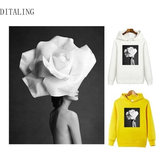 Abstract Girl Patches Fashion Lady Sticker On Clothes DIY Hoodie T-Shirt Patch Non-Toxic Washable Appliques Wholesale Stickers