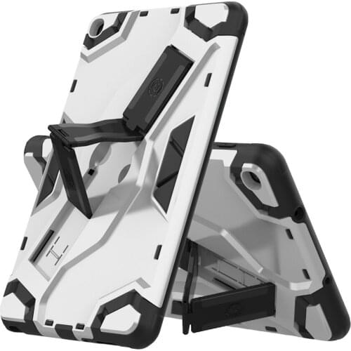 Armor Shockproof Cover For Samsung Galaxy Tab A 8.0 T295 T290 2019 Case Silicone TPU + PC Holder Tablet Case + PenFilm