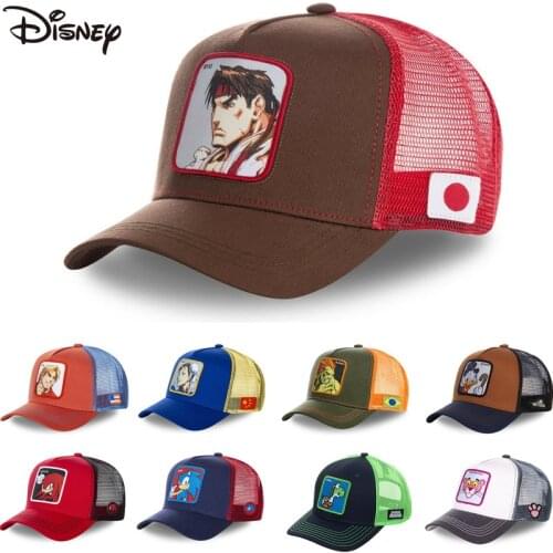 New Brand 62 Styles Disney Minnie Mickey Snapback Cotton Baseball Cap Men Women Hip Hop Dad Mesh Hat Trucker Hat Dropshipping