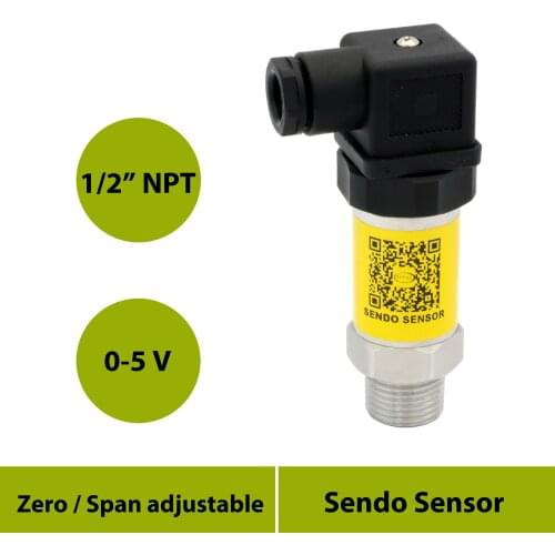 Pressure sensor 0 5v, low 0 0.35bar, 1 bar, 10 bar, 100 bar, 200 bar, 250 bar, high 400bar, 12 v power, 1 2 inch npt male thread