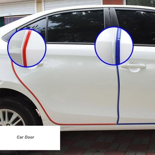 DIY 5M Anti-Collision PVC Steel Trim Auto Door Trunk Hood Covers Sound Insulation Car Sealing Strip Weatherstrip Edge автотовары