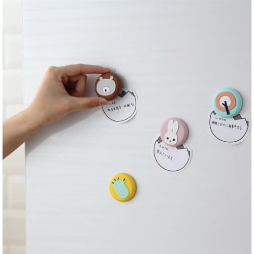 Home Cartoon decoration magnetic refrigerator paste sticky notes bread machine tomato egg pan teapot milk model fridge magnet