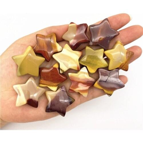 Beautiful 1 or 2 Pcs Natural Moonkaite Quartz Crystals Star Shaped Stone Healing DIY Gemstone Decoration Natural Quartz Crystals