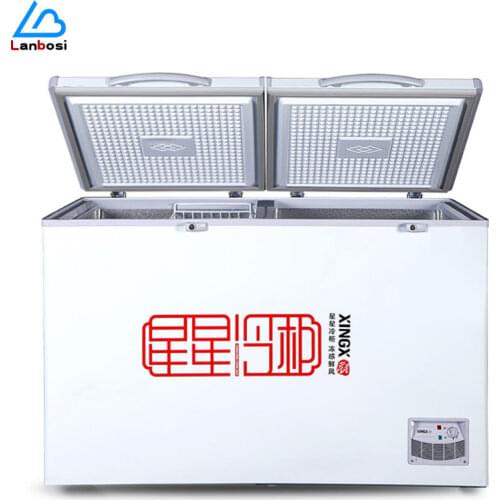 370L Large Capacity Dual Temperature Freezer Refrigerated Commercial Home Freezer