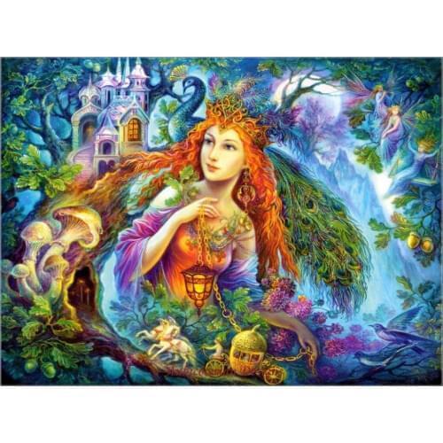 Needlework Embroidery Craft Home decor French DMC Quality Counted Cross Stitch Kit/Set DIY Oil painting 14 ct Faery