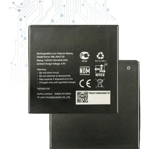 NBL-39A2130 2130mAh Mobile Phone Battery For TP-Link Neffos Y5/TP802A