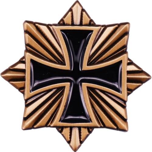 German 1914 Star of The Grand Iron Cross Badge Black Enamel Pin Highest Military Decoration