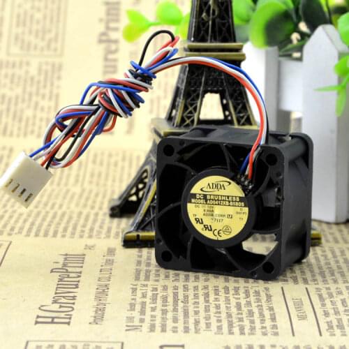 The original ADDA AD0412XB-B5BDS 40*40*28 4CM 12V 0.80A four line violence fan