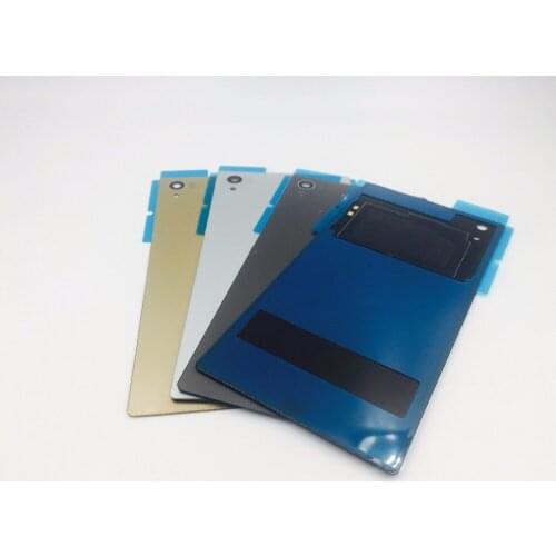 RTBESTOYZ NFC Rear Back Glass Battery Cover Door Housing With Logo For Sony Xperia Z5 E6603 E6633 E6653 E6683 With NFC