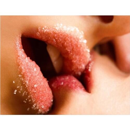 Diy Sexy Lips Diamond Painting Full Square Round 5D Cross Stitch Couple Kiss Mosaic Rhinestone Embroidery Wall StickersZP-4392