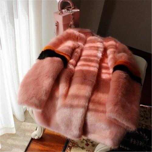 Style New High-end Fashion Women Faux Fur Coat 288S266