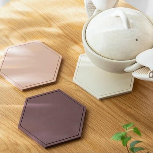 China hot sales high quality silicone insulation pad easy washing heat resistance cup pot mat household kitchen accessories