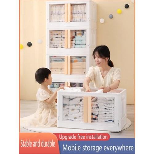 Home Furniture Shelving Storage Folding Drawer Type Open Sliding Wardrobe Simple Baby Wardrobe Separator Portable Bathroom Cabin