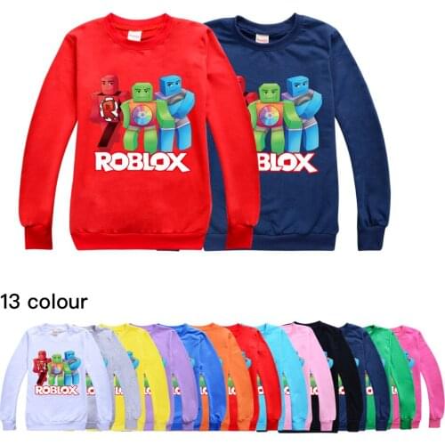 Robloxing Sweatshirt Boys Super Anime Game Girls Round Neck Sweater 3D Children Clothing Kid Jacket Coat Long Sleeve Tops