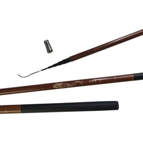 New Fishing Rod Ultra Light Stream Telescopic Carbon Fiber Feeder Fishing Rod Carp Pole 3.6M 4.5M 5.4M 6.3M 7.2M Fishing Rod