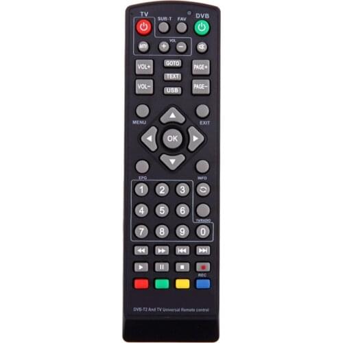 For TV DVB-T2 Remote Control 1Pcs Universal Remote Control Replacement TV Remote Controller with Setting Function