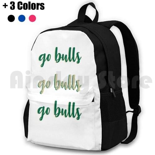 University Of South Florida-Usf-Go Bulls Outdoor Hiking Backpack Waterproof Camping Travel University Of South Florida South