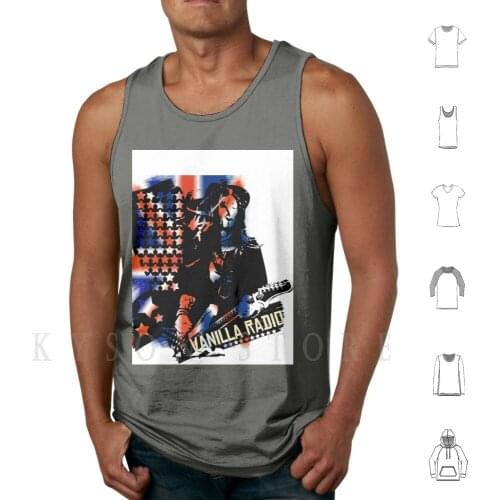 Vanilla Radio Tank Tops Vest 100% Cotton Ginger Punk Rock Roll Wildhearts