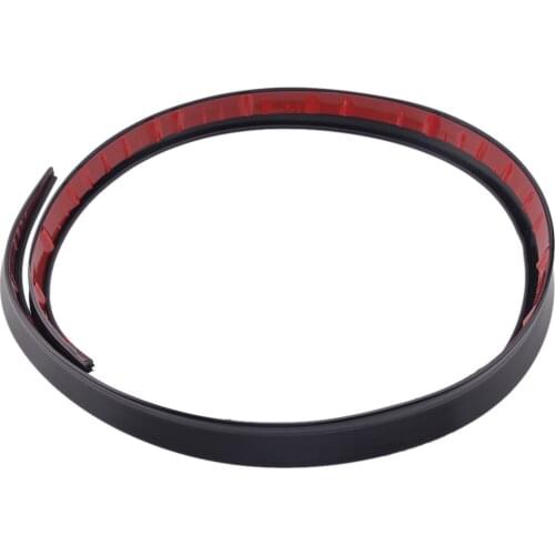 1.2M Universal Black Car Rear Roof Trunk Spoiler Wing Lip Trim Sticker Styling