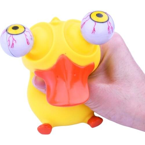 8 styles Funny Cartoon Animal Small Squeeze Antistress Toy Pop Out Eyes Doll Stress Relief Venting Joking Decompression Toy