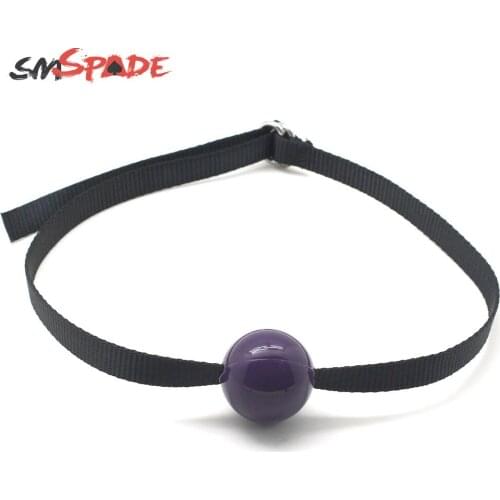 Hot sale Blue silicone ball gag Diameter: 35mm, Oral sex toy mouth plug, ball gag for couple sex games sex products