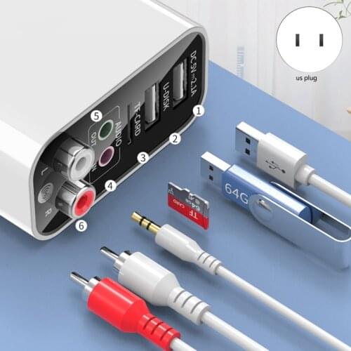 Bluetooth Receiver Transmitter 2-In-1 Bluetooth 5.0 AUX Audio Adapter for TV Headphone Speaker Desktop PC