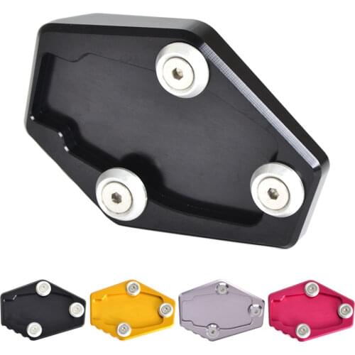 CNC Kickstand Side Stand Plate Larger Plate for Ducati Monster 796 2010 11 12 13 14 15 CNC Side Stand Extension Pad Larger Plate