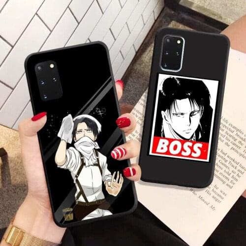 Attacking Giant soft phone case For Samsung M10 M20 M21 M30S M31 M60S M80S Japan Anime cover for Note10 Note20 Note20Ultra