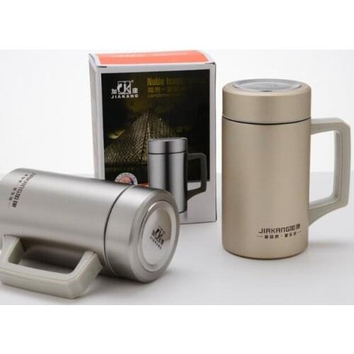 Business man office water cup with handle filter mesh tea cup