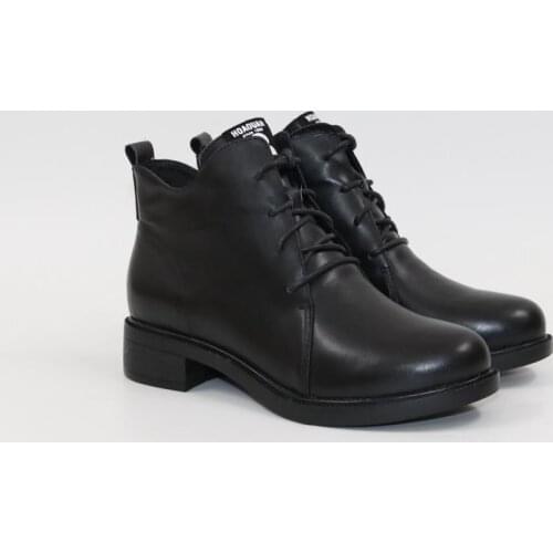 Top leather side zipper comfortable women boots inside and outside skinMartins Shoes