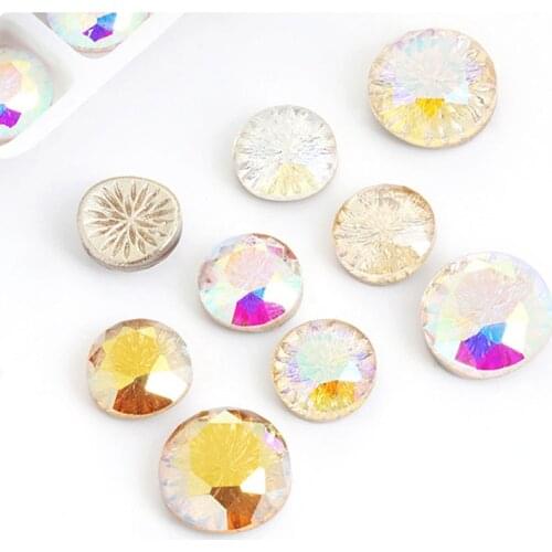 Nail crystal Round arc crystal engraving crystals from Swarovsky Austria loose rhinestones for DIY Art Nail jewelry making