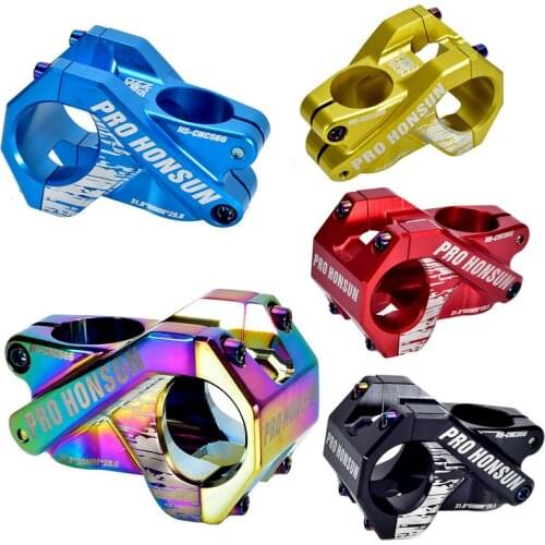 HONSUN PRO Ultralight MTB Bicycle Stem Aluminium Alloy CNC 28.6*31.8*50mm XC AM Enduro DH Mountain Bike Short Steerer Stem